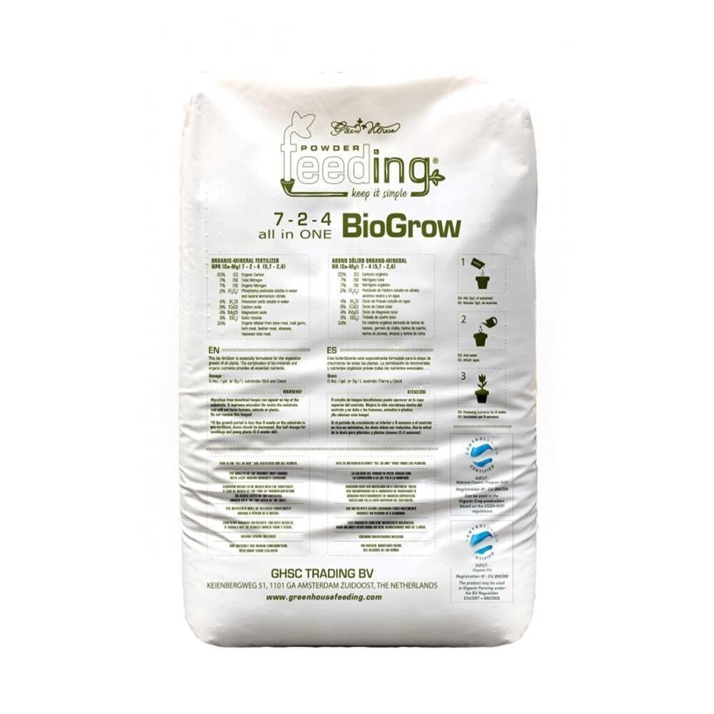 Green House Feeding BioGrow 25 kg