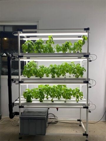 3 Katlı Led'li Dikey Topraksız Tarım Sistemi