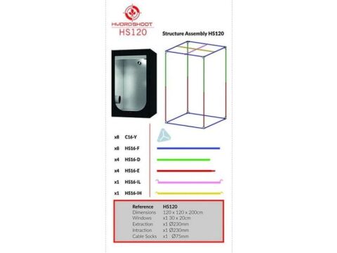 Hydro Shoot 120x120x200 HS120