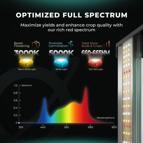 Mars Hydro FC-6500 EVO Led Bitki Yetiştirme Lambası 720w