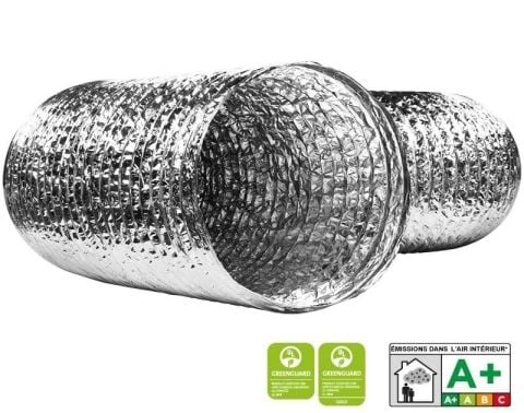 Aluafs 102mm Flexible Hava Kanalı 10 metre