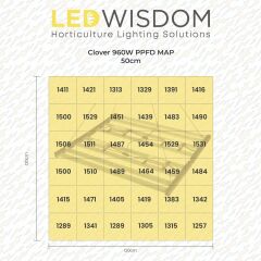 Led Wisdom Clover 960w Bitki Yetiştirme Lambası