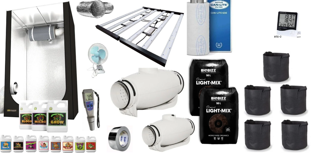 Led Wisdom Clover 720w 150x150x200 Komple Set