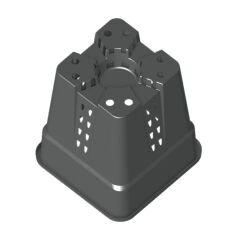 Delikli Kare Saksı 11 Litre