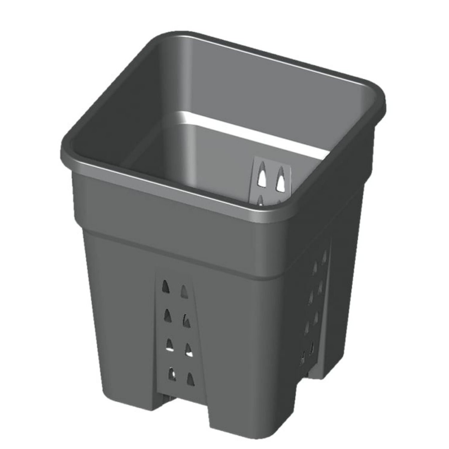 Delikli Kare Saksı 7 Litre