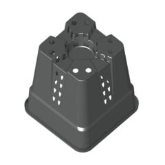 Delikli Kare Saksı 18 Litre